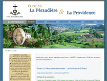 Tablet Screenshot of peraudiere.com